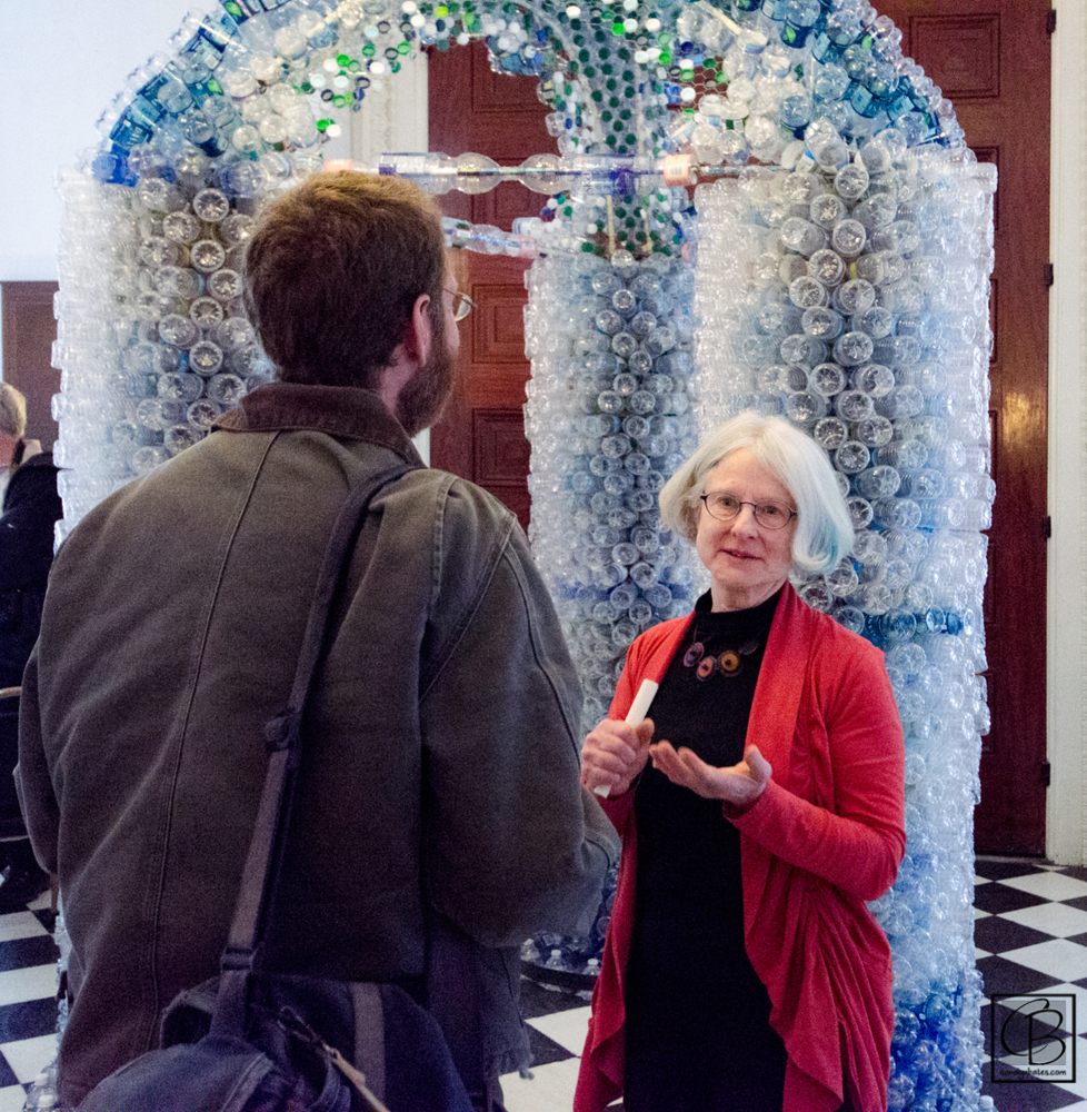 Vermont Water Bottle Ban Sculpture: Editorial : Vermont Photographer Carolyn Bates