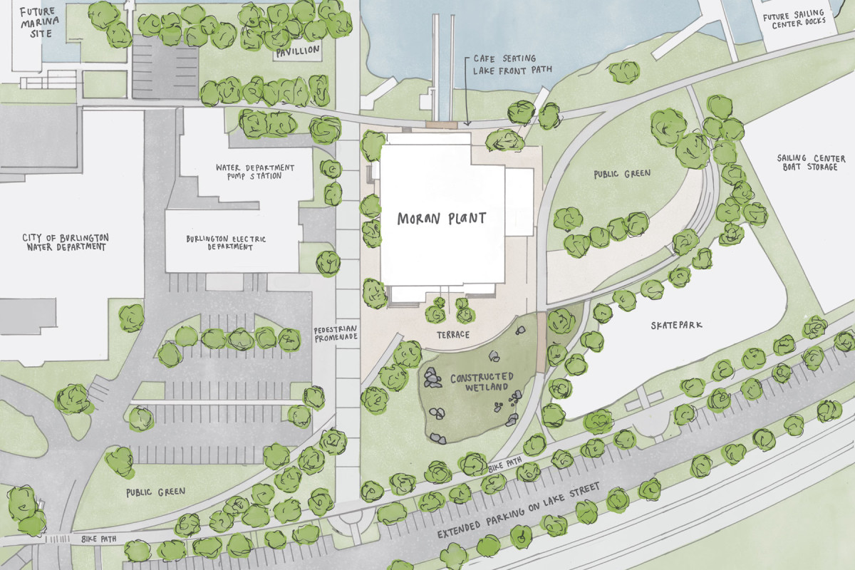 Map of Moran Plant