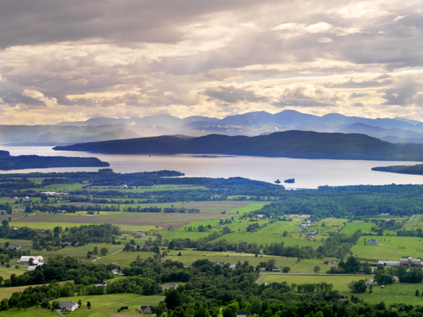 This stunning shot of the view from Mount Philo by Carolyn Bates is one of four featured in LCC's new note card sets.