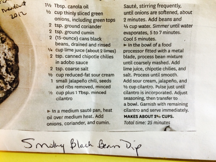 Smoky Black Bean Dip Recipe