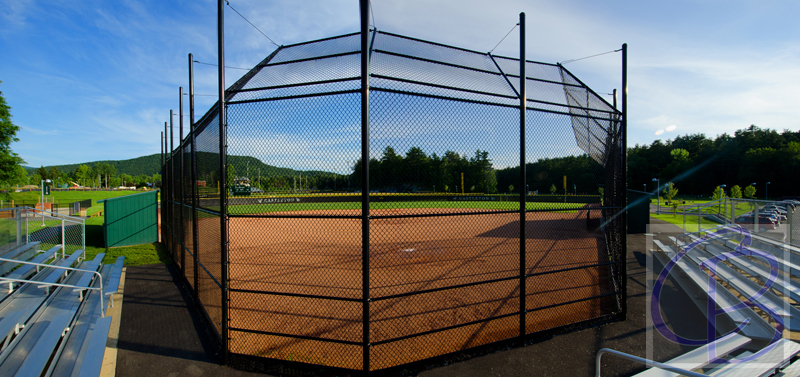 Dugout at Castleton College, Vt 