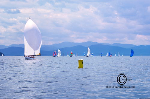 Sailing on Lake Champlain